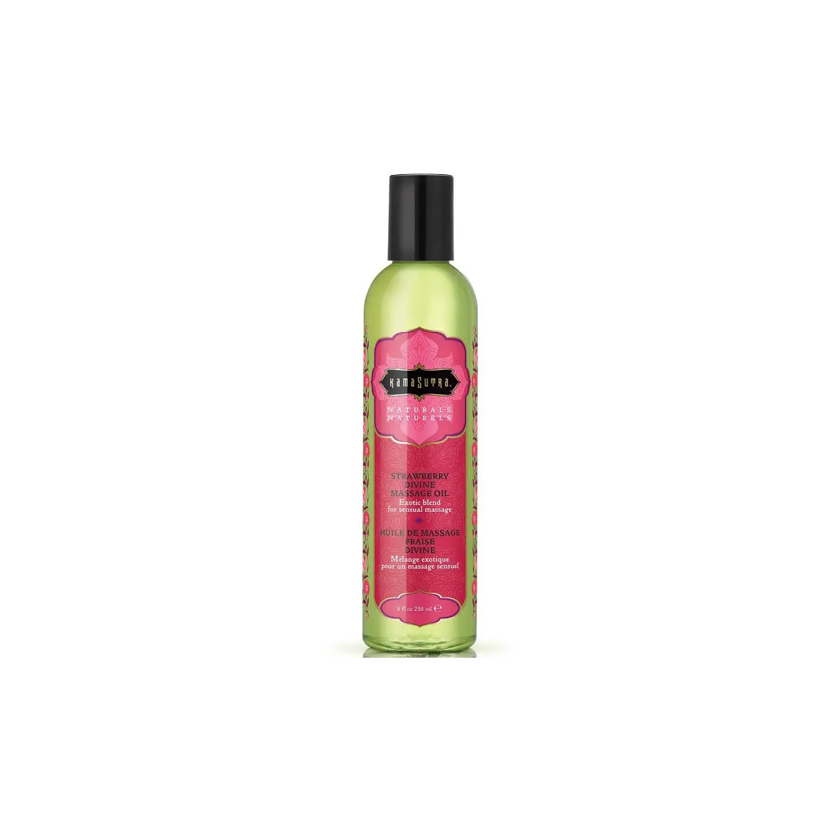 Naturals Göttliches Erdbeermassageöl 236ml von Kamasutra Cosmetics | Fesselliebe.de