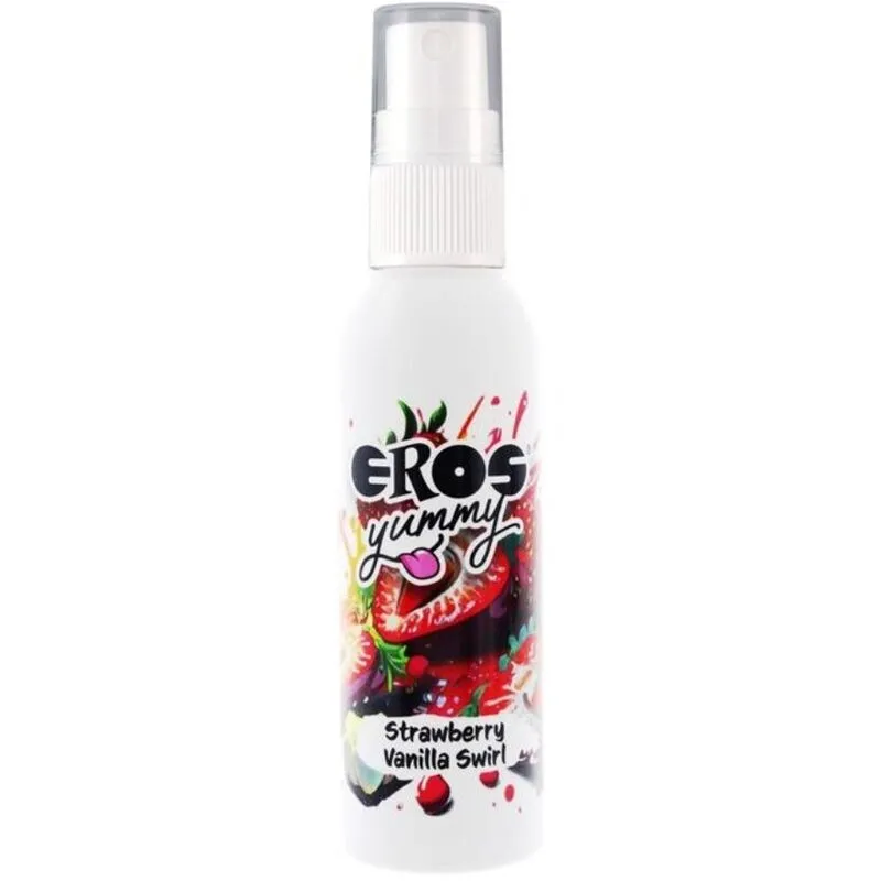 Yummy Spray Corporal Erdbeere Vanillen Swirl 50 ml von Eros Classic Line | Fesselliebe.de