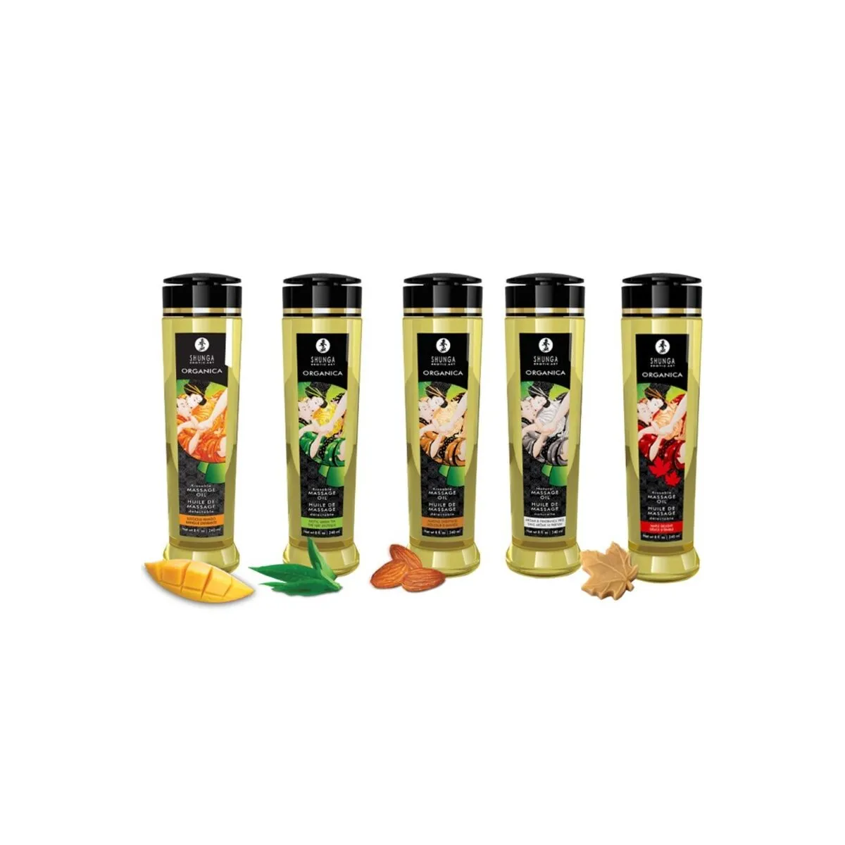 Bio Massageöl Mango 240 ml von Shunga Oils | Fesselliebe.de