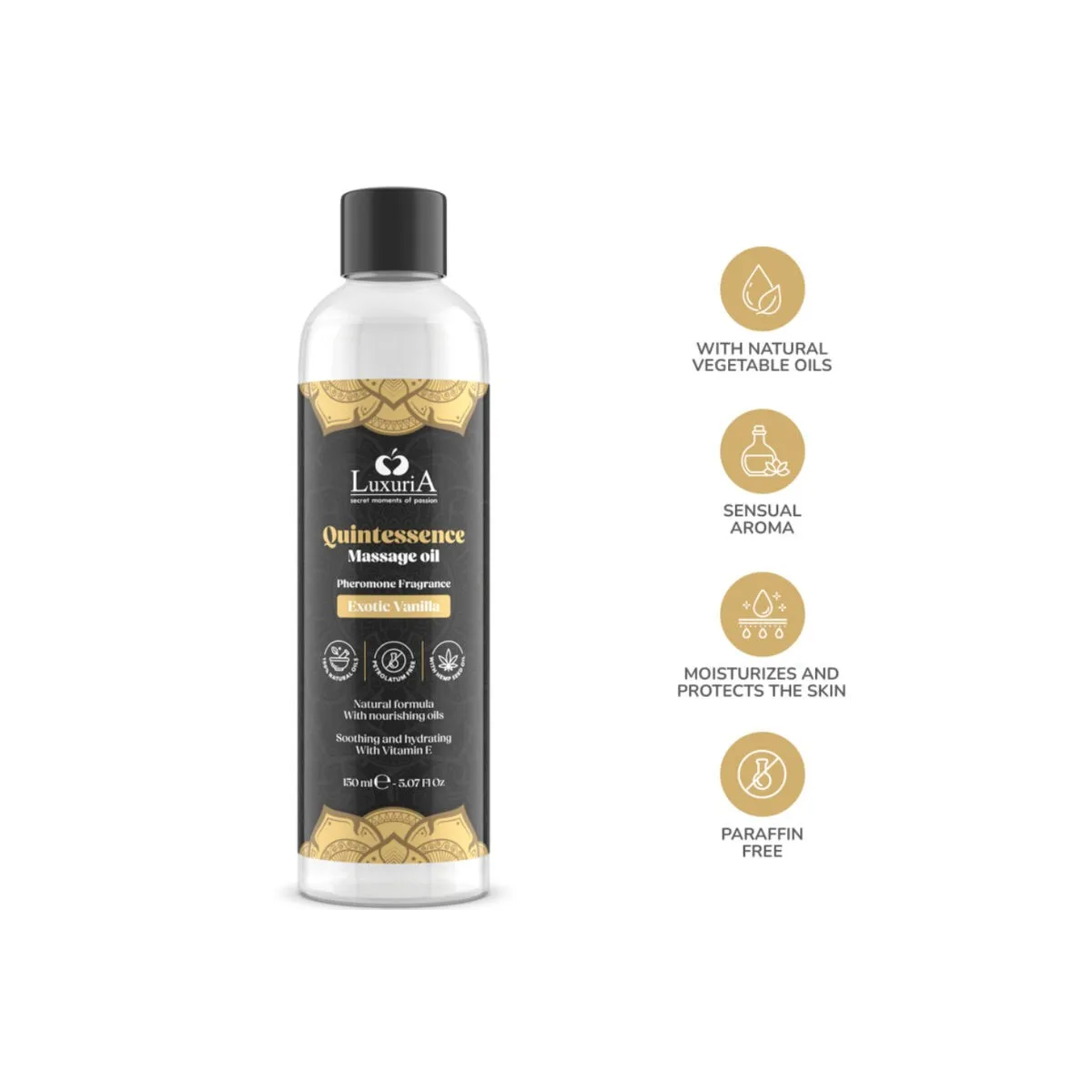 Aceite De Masajes Vainilla Exotic 150 ml von Intimateline | Fesselliebe.de