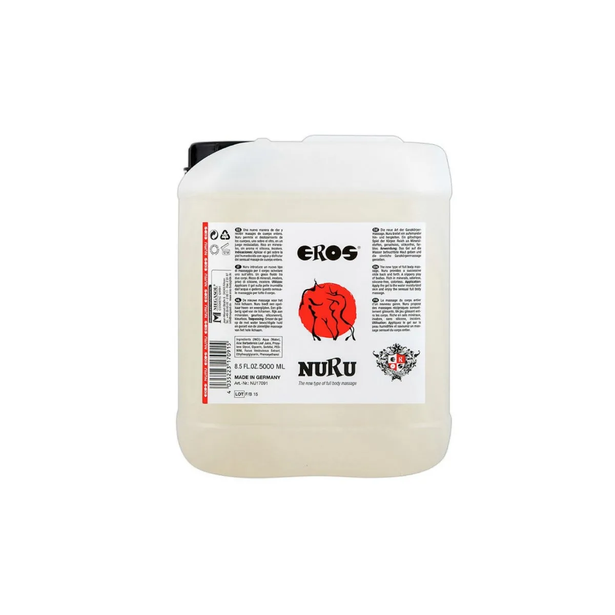 Nuru Massageöl Reich an Mineralien 5000 ml von Eros Classic Line | Fesselliebe.de