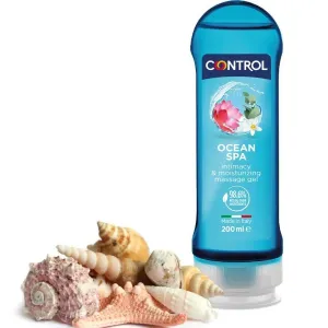 2 In 1 Massage & Vergnügen Mittelmeer 200 ml von Control Lubes | Fesselliebe.de