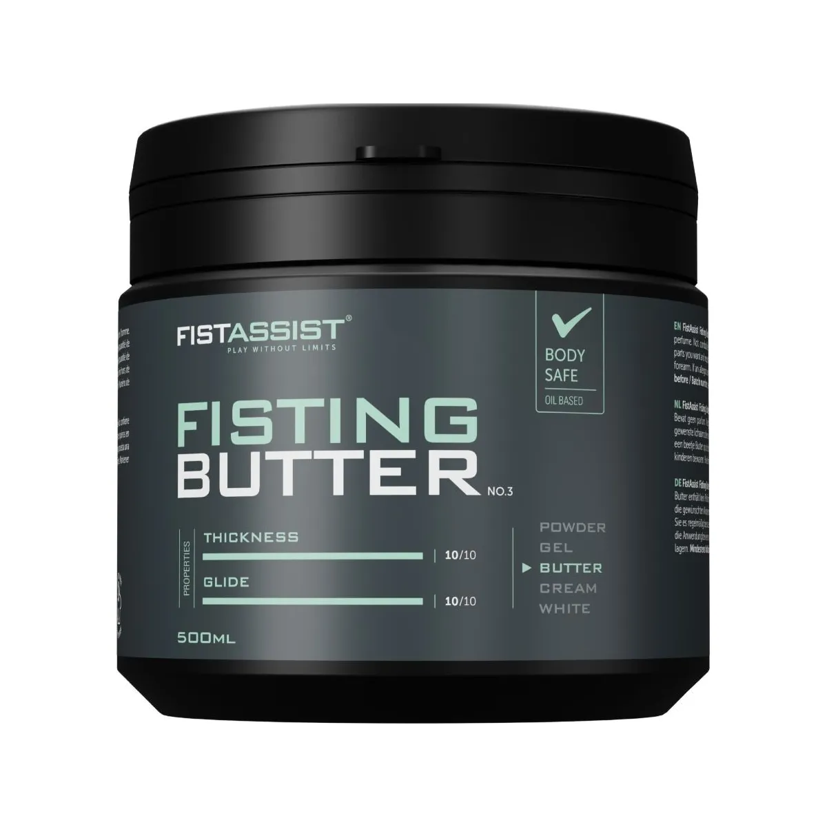 Fist Assist Butterschmiermittel auf Ölbasis 500 ml von Cobeco - Fist Assist | Fesselliebe.de