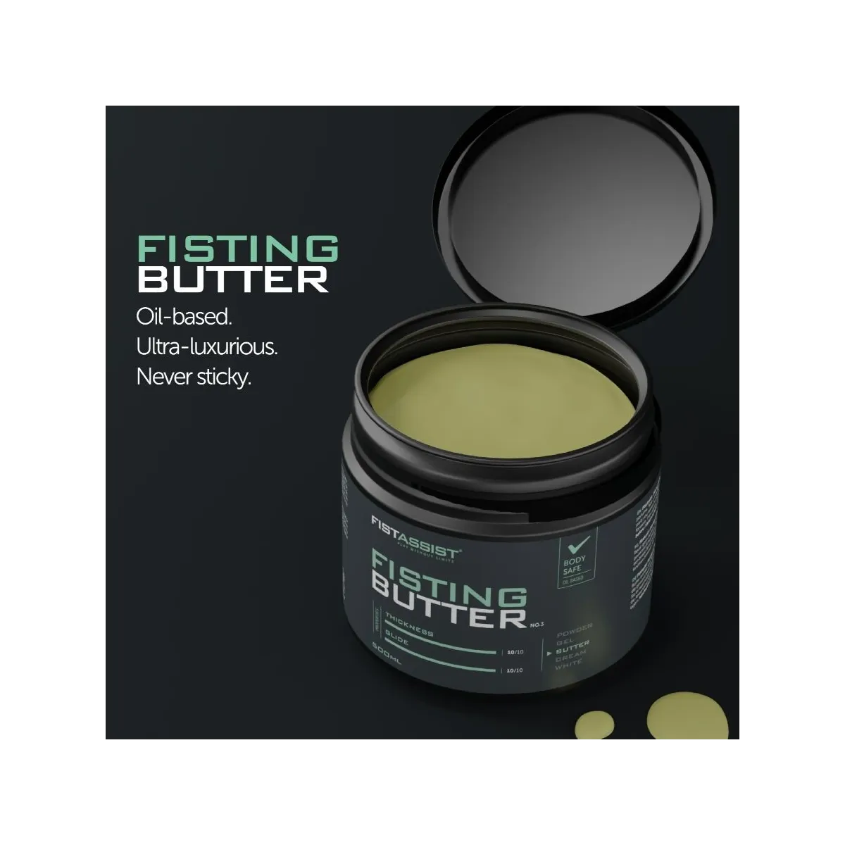 Fist Assist Butterschmiermittel auf Ölbasis 500 ml von Cobeco - Fist Assist | Fesselliebe.de