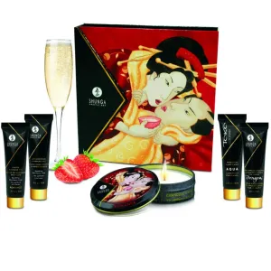 Geheimes Geisha-Erdbeer- und Cava-Kit von Shunga Kits | Fesselliebe.de