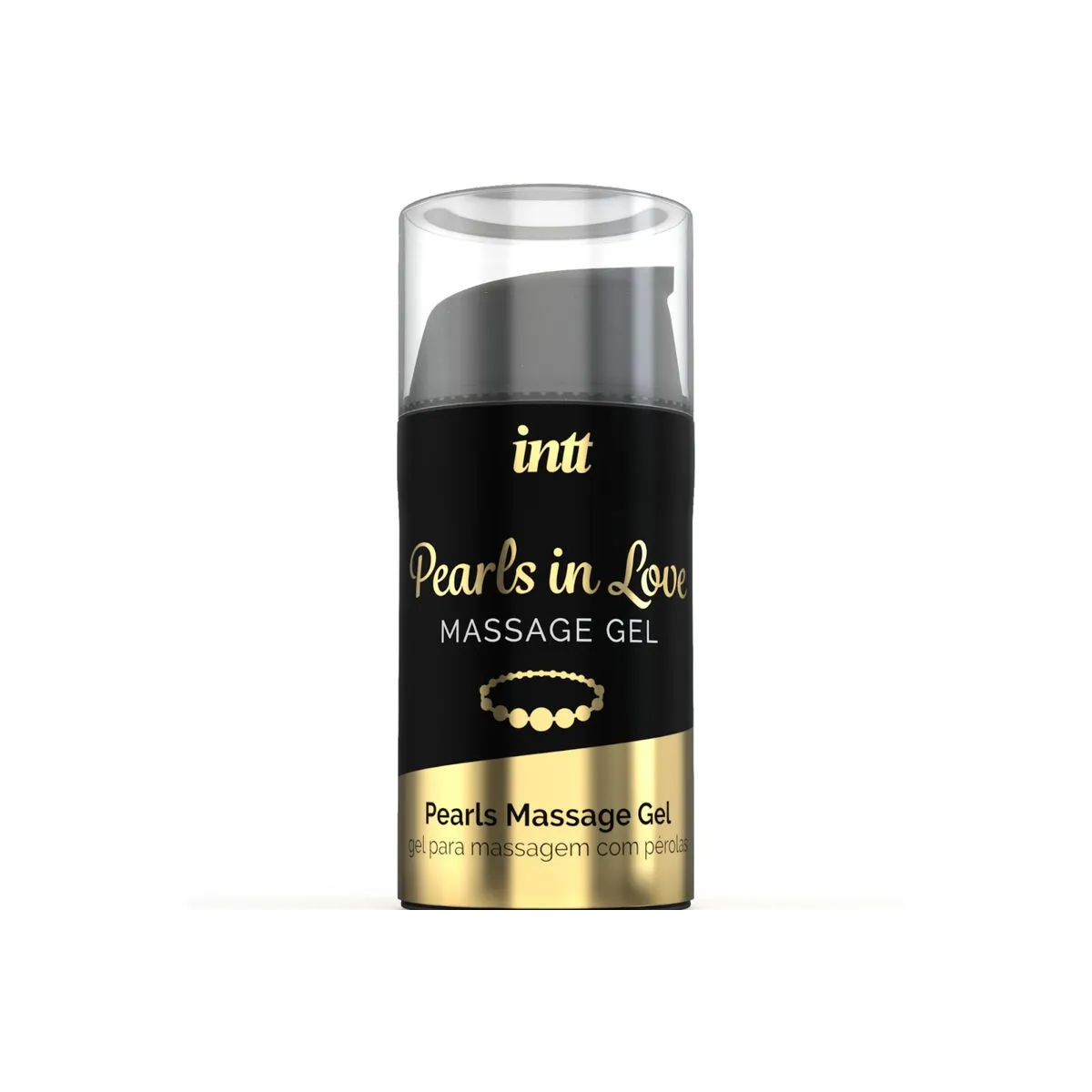 Verliebte Perlen mit Perlenkette und Silikongel von Intt Massage & Oral Sex | Fesselliebe.de