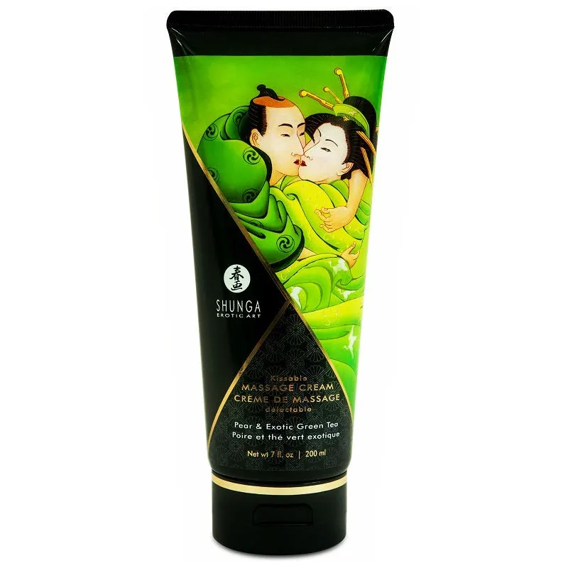 Birne & Grüner Tee Massagecreme 200 ml von Shunga Massage Cream | Fesselliebe.de
