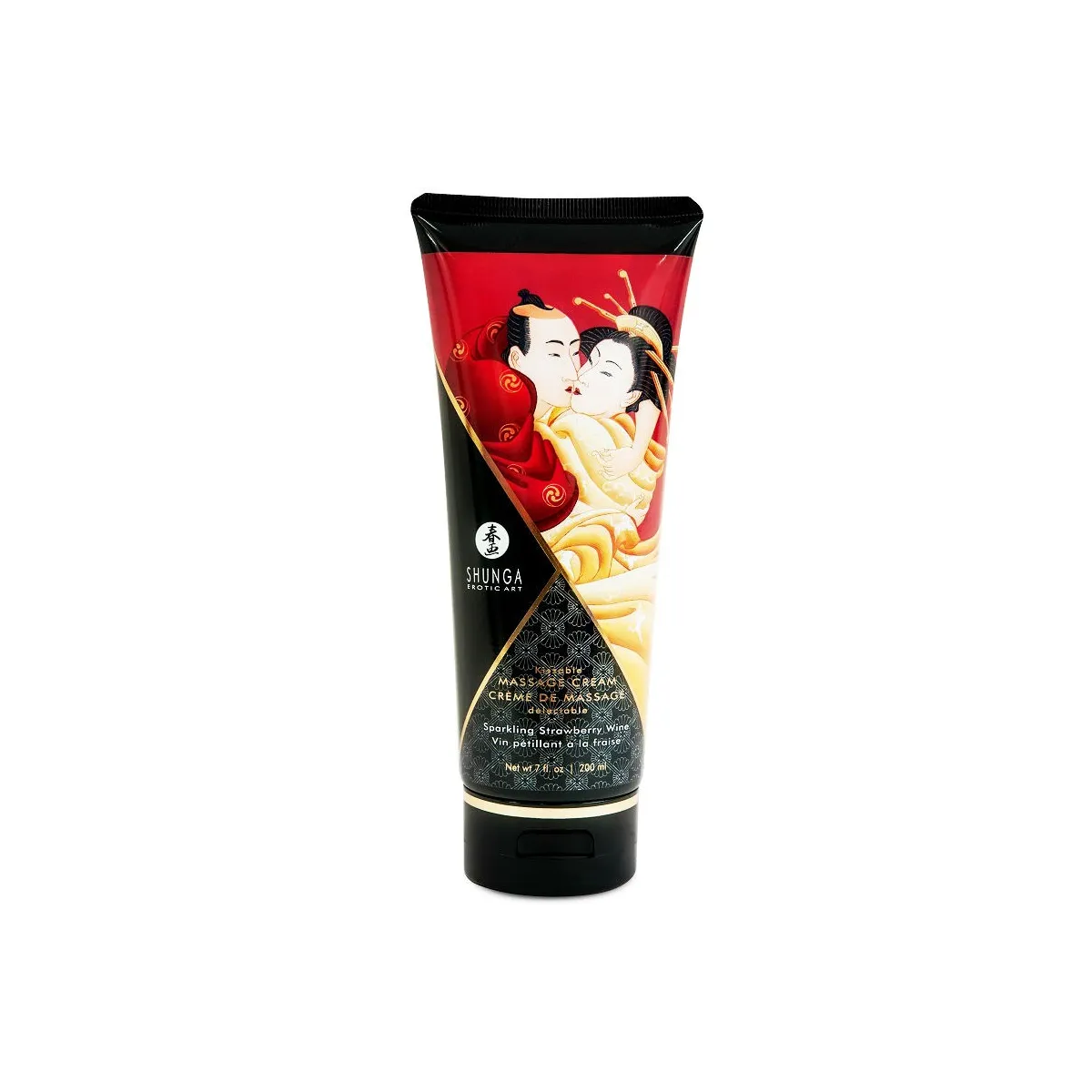 Erdbeer-Cava-Massagecreme 200 ml von Shunga Massage Cream | Fesselliebe.de