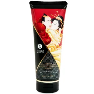 Erdbeer-Cava-Massagecreme 200 ml von Shunga Massage Cream | Fesselliebe.de