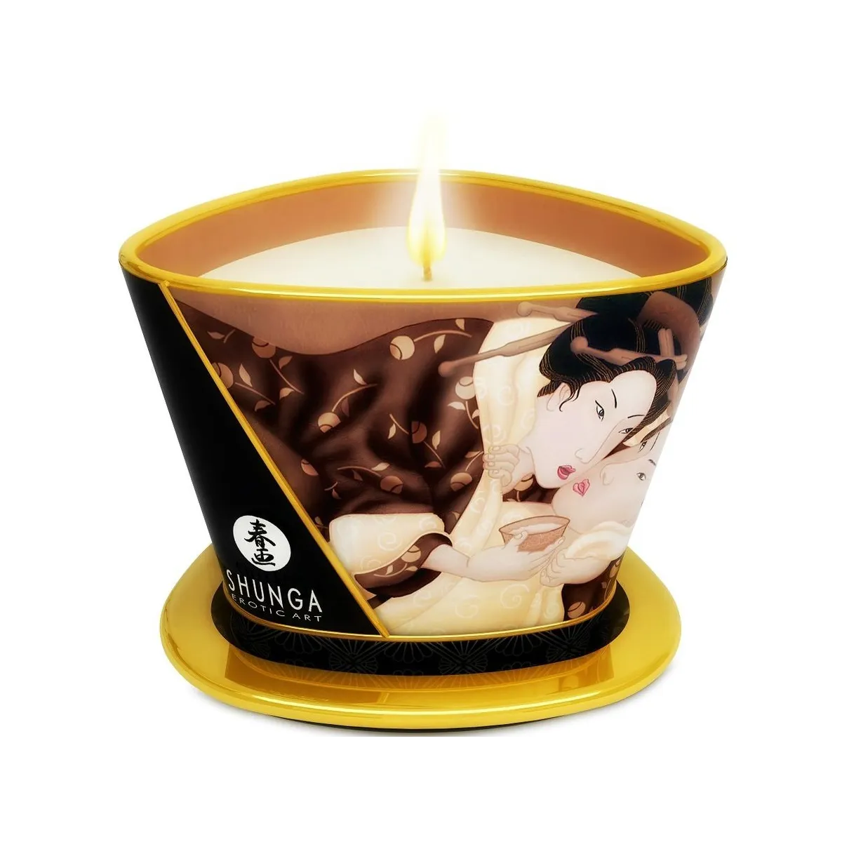 Mini Caress By Candelight Schokoladenmassagekerze 170 ml von Shunga Candles | Fesselliebe.de