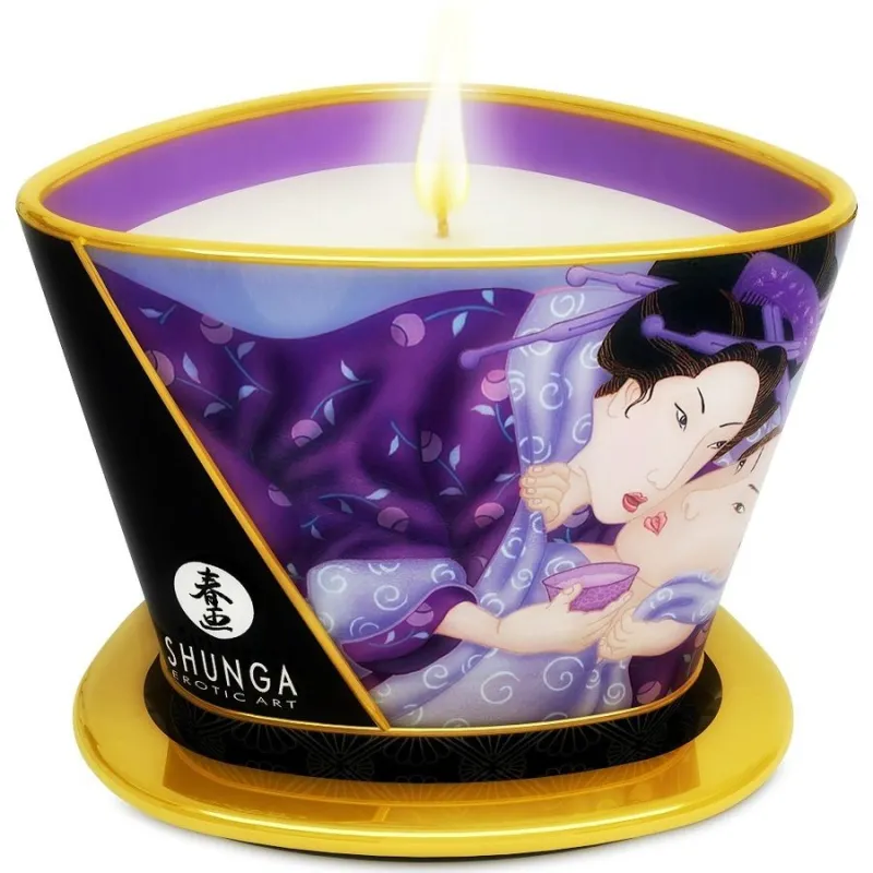 Mini Caress By Candelight Exotische Früchte Massagekerze 170 ml von Shunga Candles | Fesselliebe.de