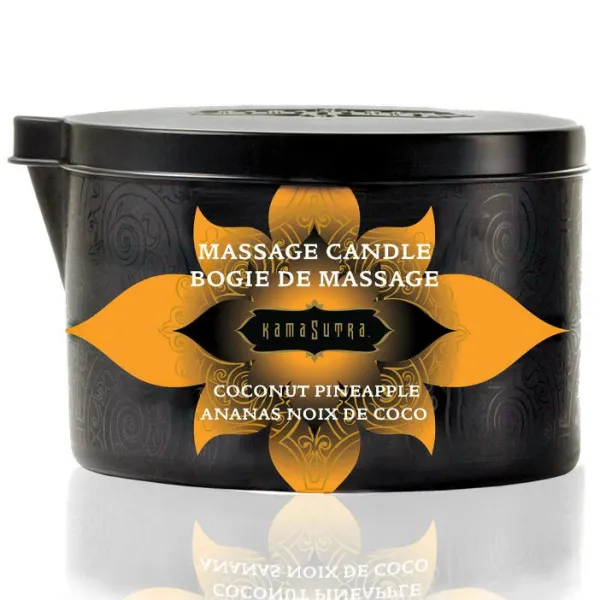 Kokosnuss-Ananas-Massagekerze 170gr von Kamasutra Cosmetics | Fesselliebe.de