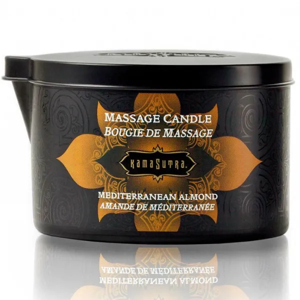 Mediterrane Mandel-Massagekerze 170gr von Kamasutra Cosmetics | Fesselliebe.de