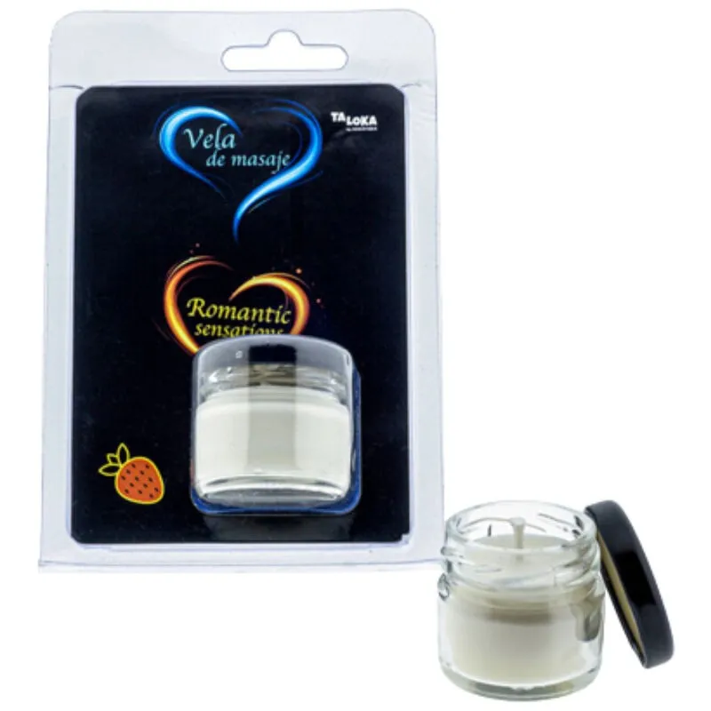 Erdbeer-Massagekerze von Taloka | Fesselliebe.de