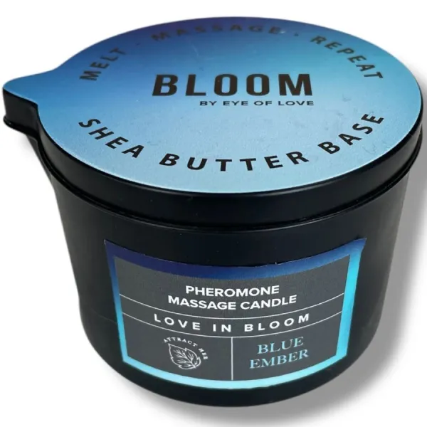 Bloom Massagekerze Indica Blue Ember 150 ml von Eye Of Love | Fesselliebe.de