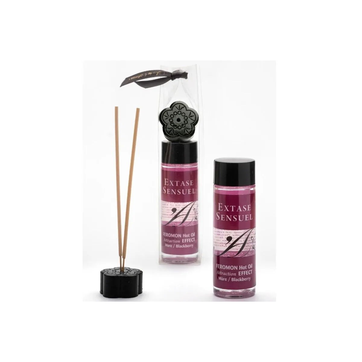 Massageöl mit Wrmeffekt und Brombeer Pheromonen 100 ml von Extase Sensual | Fesselliebe.de