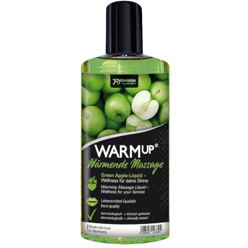 Warmup - Warmup Grünes Apfel-Massageöl - 150 ml von Joydivision Warmup | Fesselliebe.de