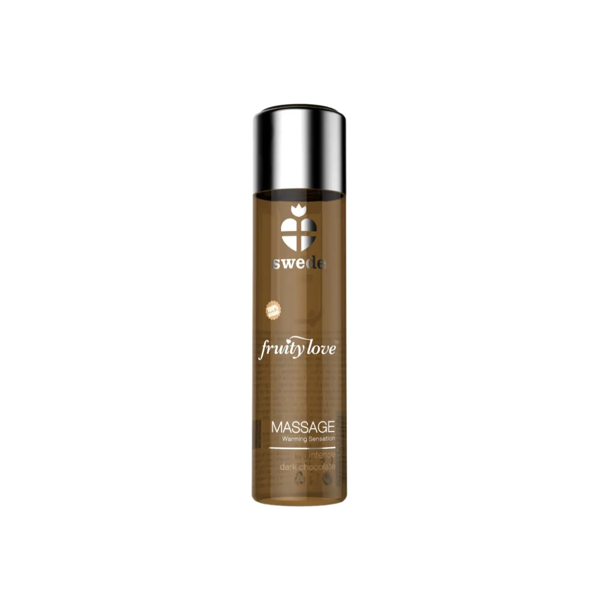 Fruity Love Massageöl mit Wärmendem Effekt Intensive Dunkle Schokolade 120 ml von Swede | Fesselliebe.de