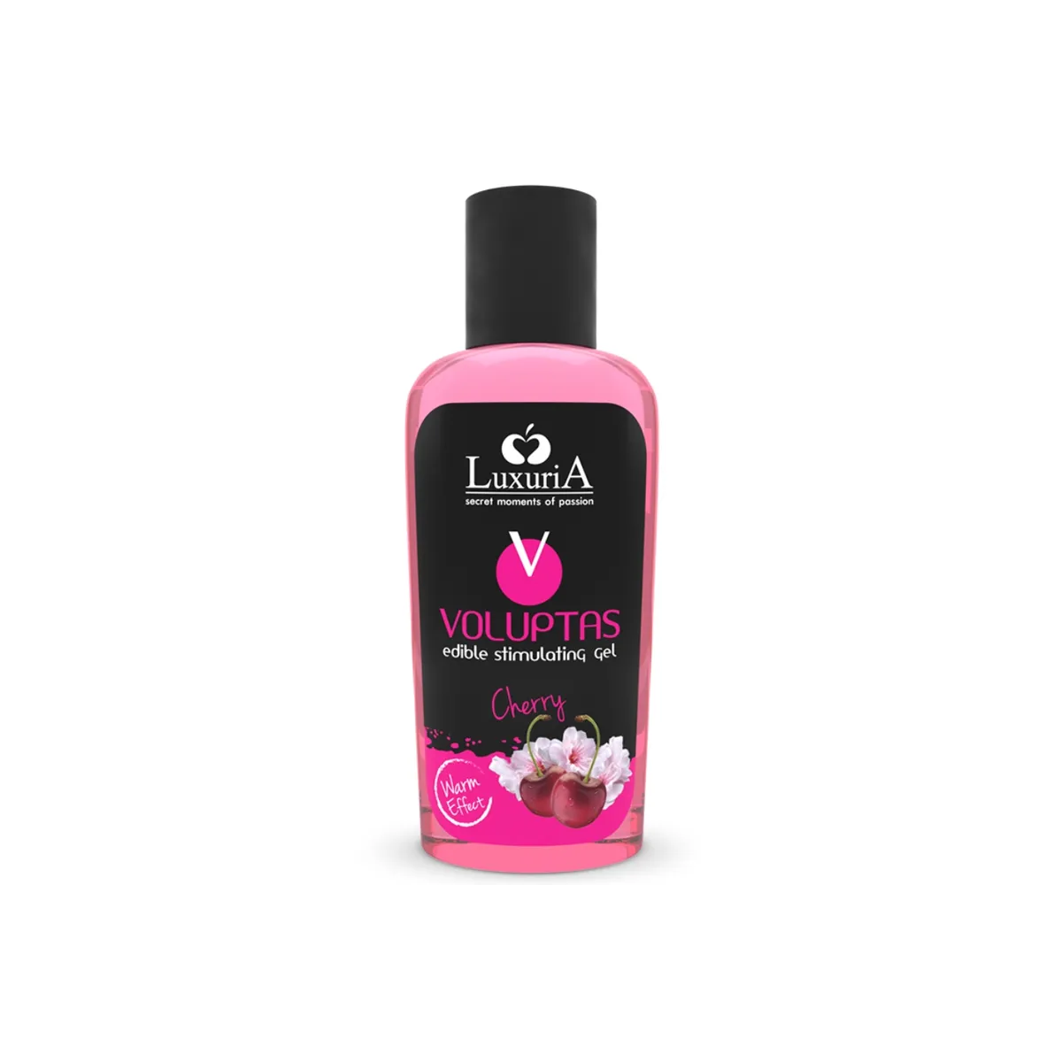 Voluptas Essbares Massagegel mit Wrmendem Effekt - Kirsch 100 ml von Intimateline Luxuria | Fesselliebe.de