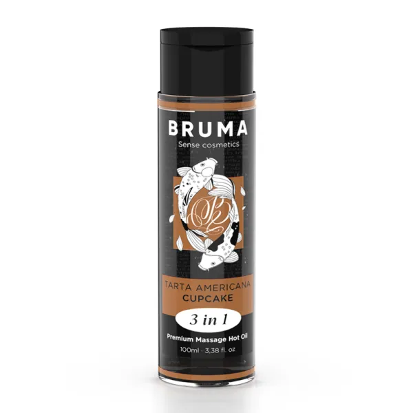Premium-Massageöl mit Wärmeeffekt, Cupcake-Geschmack 3 In 1 - 100 ml von Bruma | Fesselliebe.de