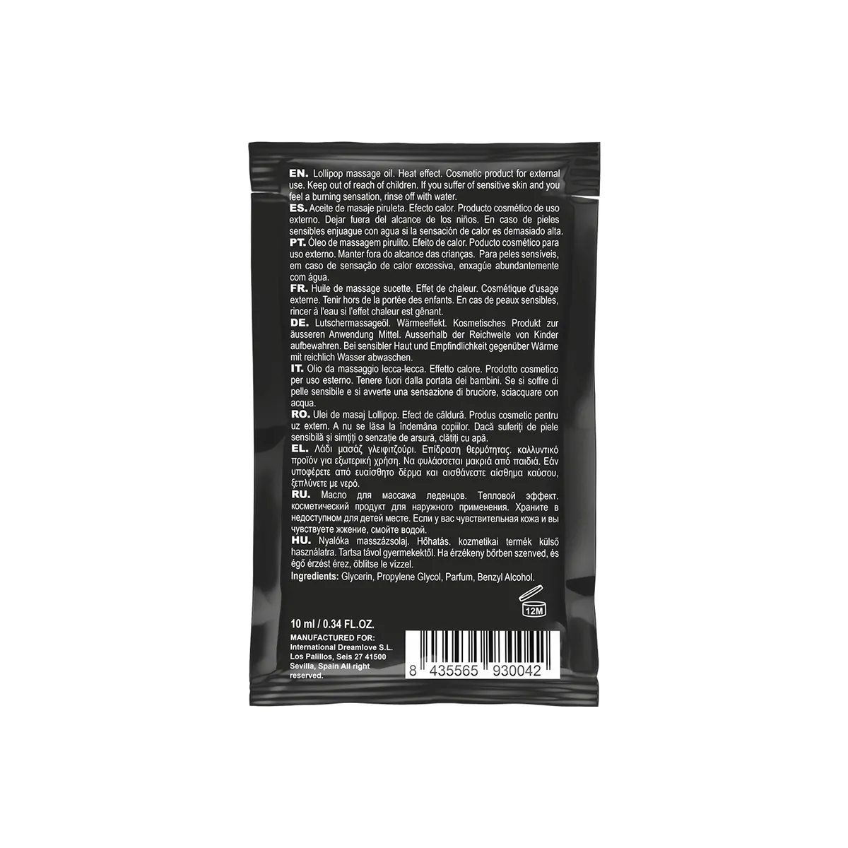 Pocket Kissable Massageöl mit Wrmeeffekt Lollipop 10 ml von Coquette Cosmetics | Fesselliebe.de