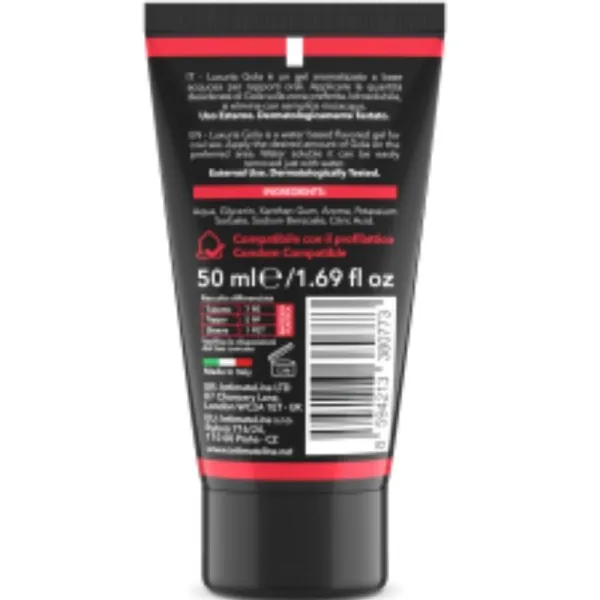 Oral Sex Gel Erdbeergeschmack 50 ml von Intimateline Luxuria | Fesselliebe.de