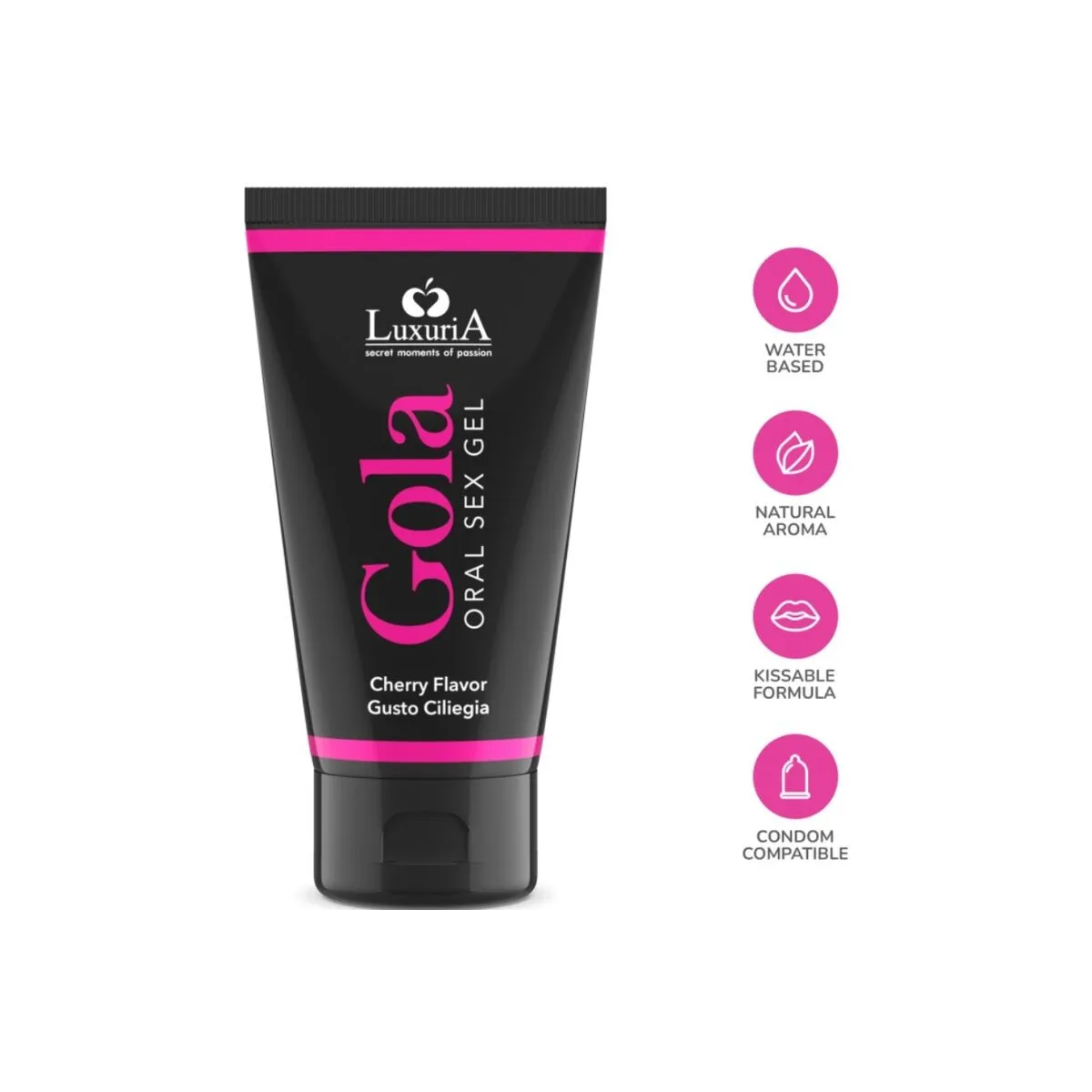 Oral Sex Gel Kirschgeschmack 50 ml von Intimateline Luxuria | Fesselliebe.de