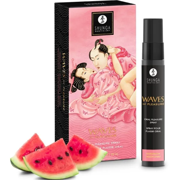 Waves Pleasure Spray Oral Sexuctive Watermelon 20 ml von Shunga Aphrodisiacs | Fesselliebe.de