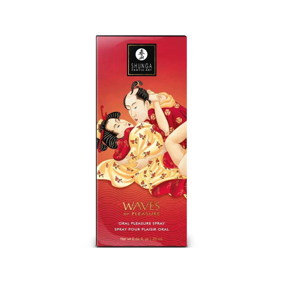 Waves Pleasure Spray Oral Sexuctive Erdbeere 20 ml von Shunga Aphrodisiacs | Fesselliebe.de