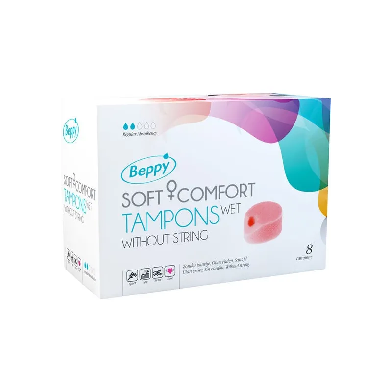Soft Comfort Tampons Nass 8 Stück von Beppy | Fesselliebe.de