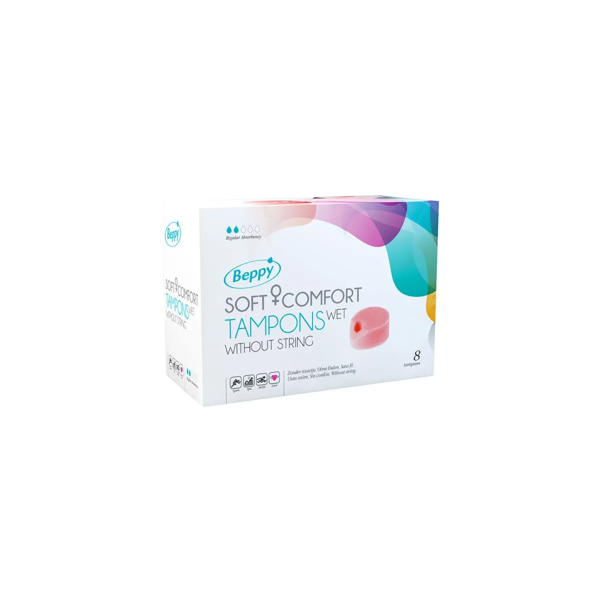 Soft Comfort Tampons Nass 8 Stück von Beppy | Fesselliebe.de