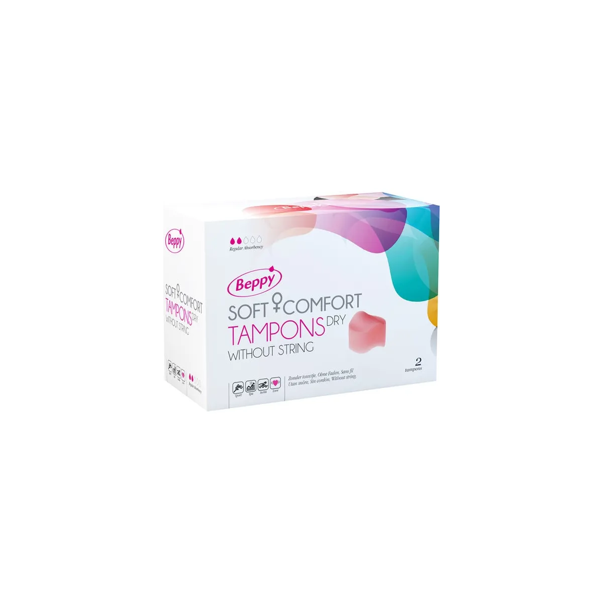 Soft-Comfort Tampons Dry 2 Stück von Beppy | Fesselliebe.de