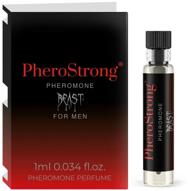 Pheromone Parfüm Beast für Männer 1 ml von Pherostrong | Fesselliebe.de