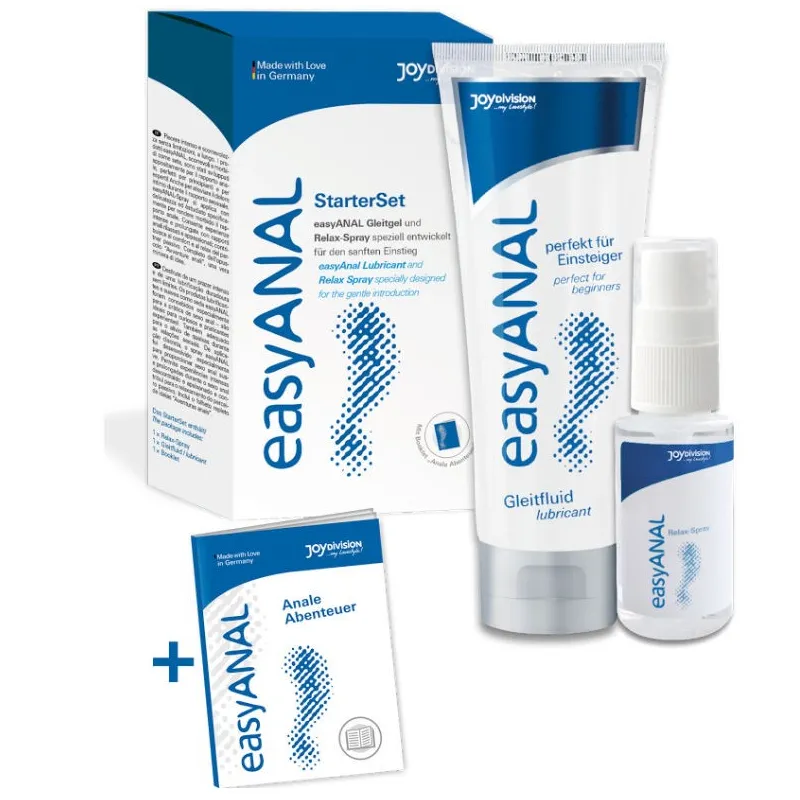 EasyAnal - Einfaches Anal-Starter-Set, Gleitmittel + Relax-Spray von Joydivision EasyAnal | Fesselliebe.de