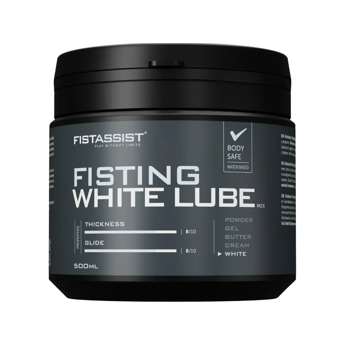 Fist Assist Weisses Gleitmittel Extra-Dick 500 ml von Cobeco - Fist Assist | Fesselliebe.de