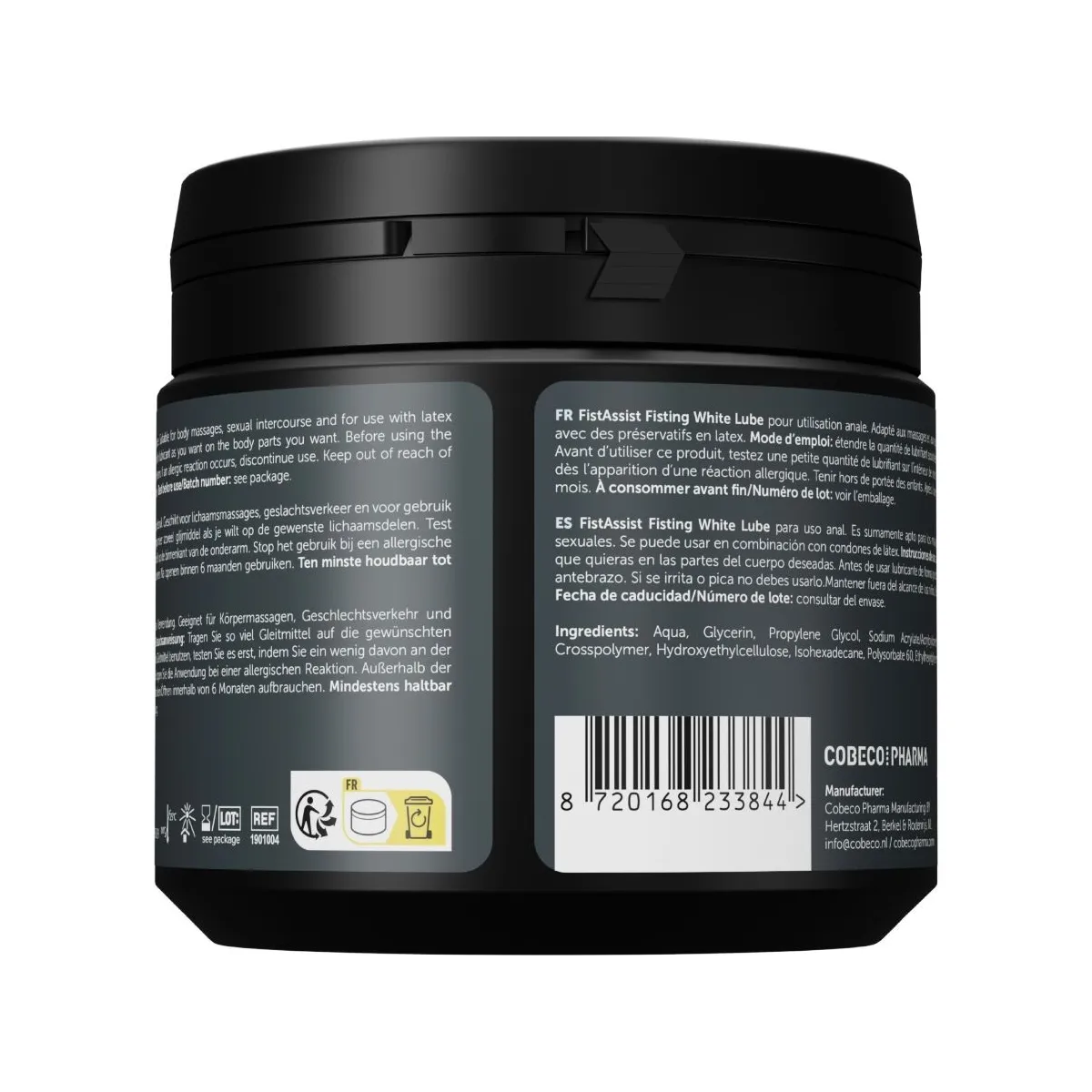 Fist Assist Weisses Gleitmittel Extra-Dick 500 ml von Cobeco - Fist Assist | Fesselliebe.de