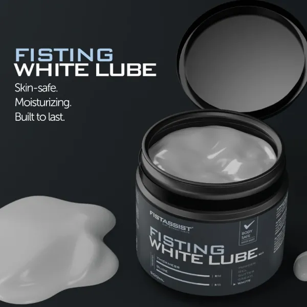 Fist Assist Weisses Gleitmittel Extra-Dick 500 ml von Cobeco - Fist Assist | Fesselliebe.de