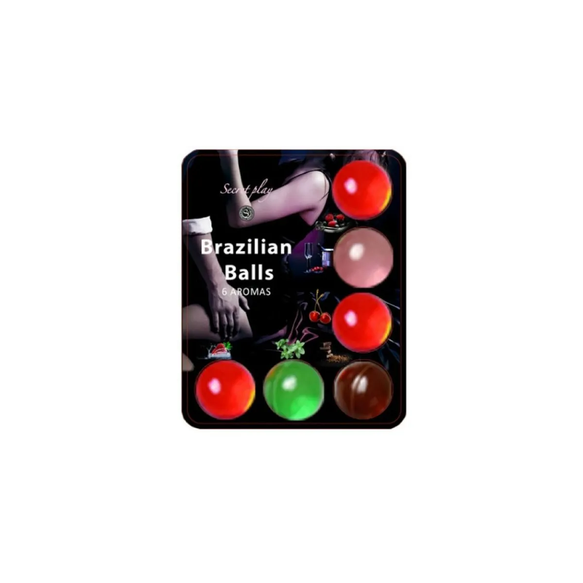 Brazillian Balls Gleitmittel Heisse Bälle 6 Stück von Secretplay Cosmetic | Fesselliebe.de
