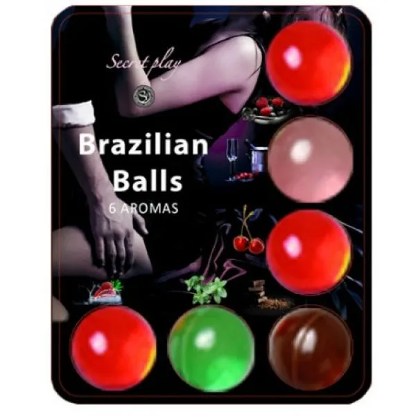 Brazillian Balls Gleitmittel Heisse Bälle 6 Stück von Secretplay Cosmetic | Fesselliebe.de