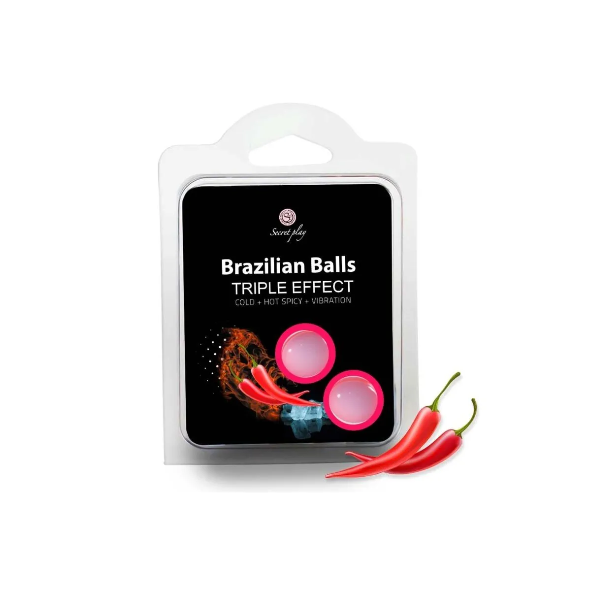 Set 2 Brasilianische Bälle Dreifach-Effekt von Secretplay Cosmetic | Fesselliebe.de