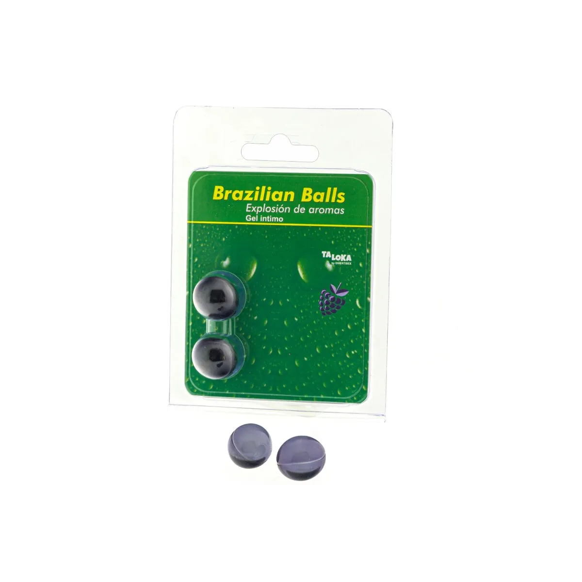 2 Brasilianische Bälle, Beeren, Intimgel von Taloka | Fesselliebe.de