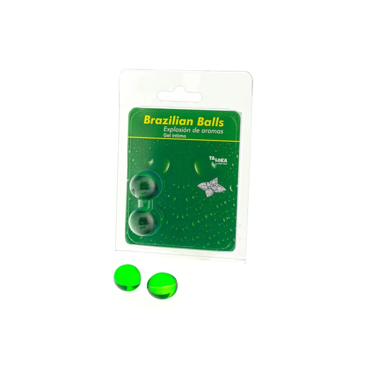2 Brasilianische Bälle Minze-Intim-Gel von Taloka | Fesselliebe.de