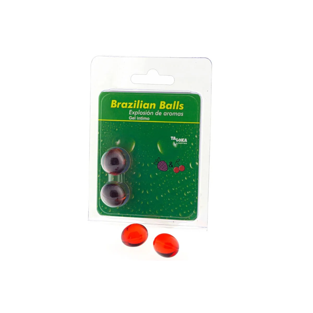 2 Brasilianische Kugeln, Erdbeere & Kirsch-Intim-Gel von Taloka | Fesselliebe.de