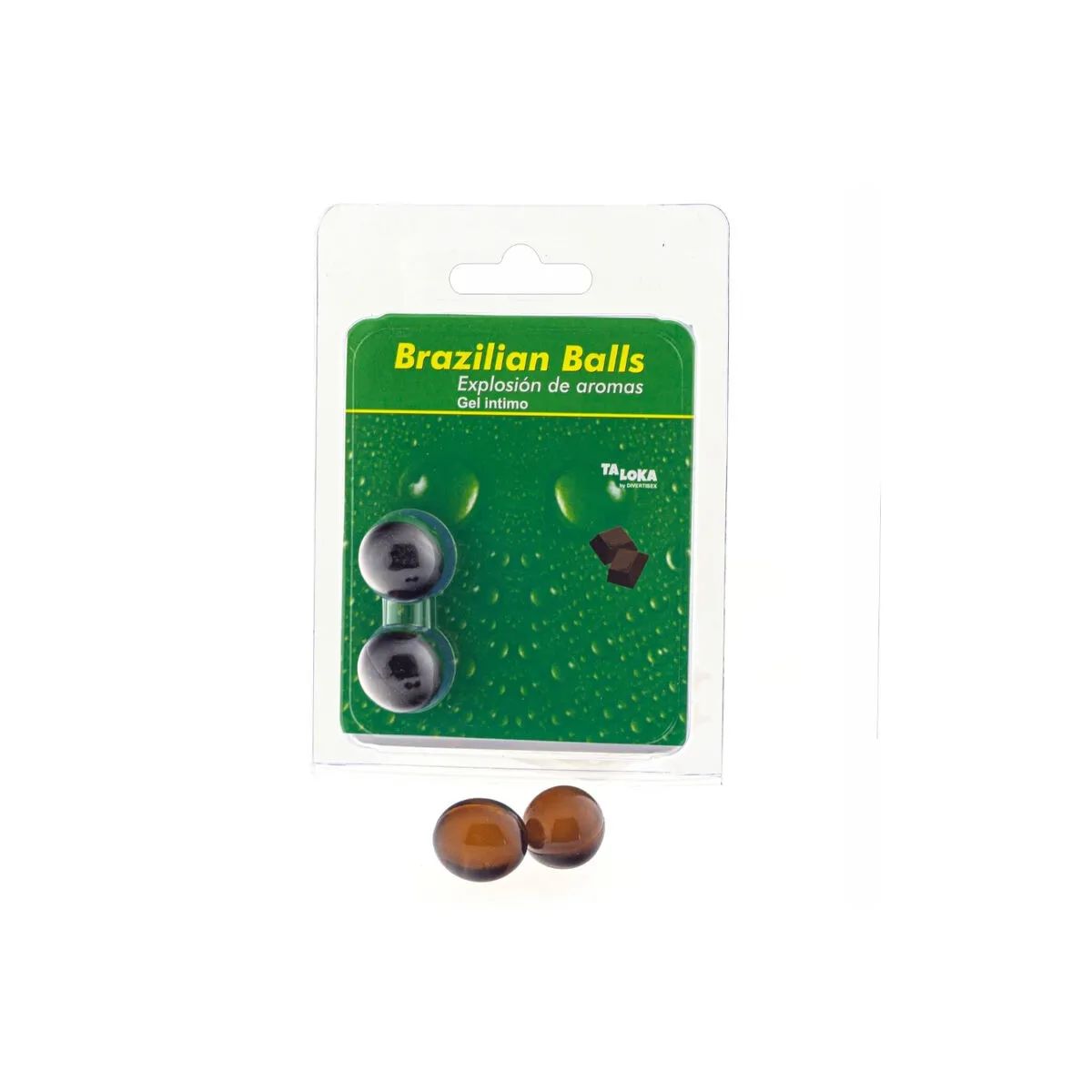 2 Brasilianische Kugeln Schokoladen-Intim-Gel von Taloka | Fesselliebe.de