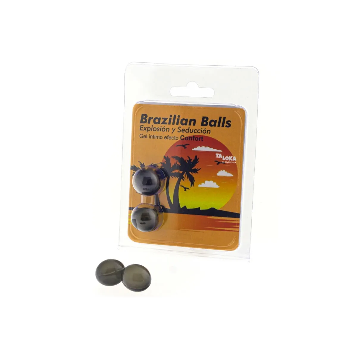 2 Brasilianische Bälle, Komfort-Effekt, Aufregendes Gel von Taloka | Fesselliebe.de