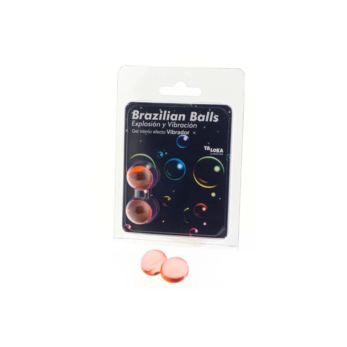 2 Brasilianische Bälle mit Vibrationseffekt, Aufregendes Gel von Taloka | Fesselliebe.de
