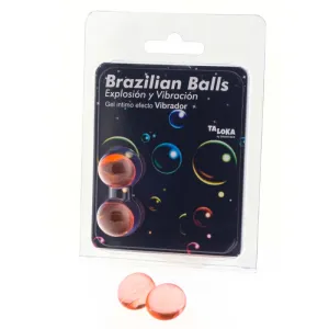 2 Brasilianische Bälle mit Vibrationseffekt, Aufregendes Gel von Taloka | Fesselliebe.de