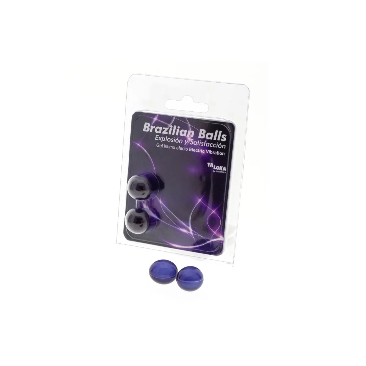 2 Brasilianische Bälle, Elektrischer Vibrationseffekt, Aufregendes Gel von Taloka | Fesselliebe.de