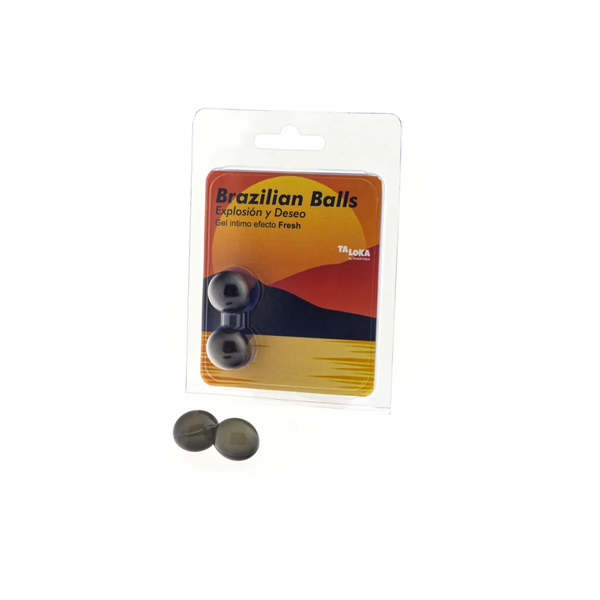 2 Brasilianische Kugeln, Frischer Effekt, Aufregendes Gel von Taloka | Fesselliebe.de