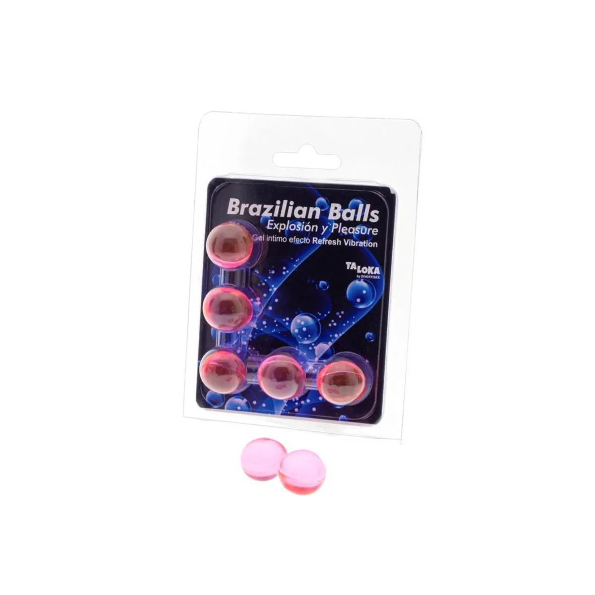 5 Brasilianische Bälle, Erfrischendes Vibrationseffekt, Aufregendes Gel von Taloka | Fesselliebe.de